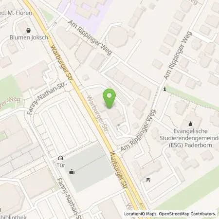 Standortübersicht der Tankstelle Shell Paderborn Warburger Str. 105 in 33098 Paderborn