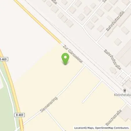 Standortübersicht der Tankstelle Kleinheubach, Zur Gänswiese 11 in 63924 Kleinheubach