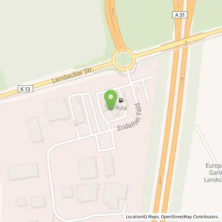 Standortübersicht der Tankstelle Fricke in 46286 Dorsten