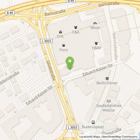 Standortübersicht der Tankstelle AVIA Tankstelle in 35576 Wetzlar