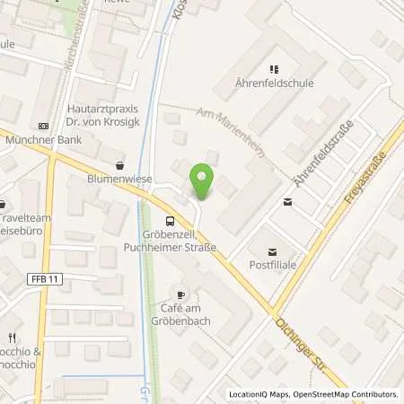 Standortübersicht der Tankstelle Shell Groebenzell Olchinger Str. 152 in 82194 Groebenzell