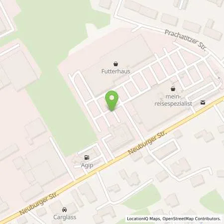 Standortübersicht der Tankstelle PASSAU - NEUBURGER STR. in 94036 Passau