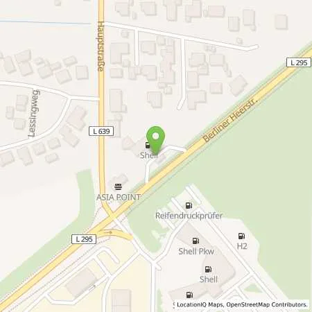 Standortübersicht der Tankstelle Shell Lehre Berliner Heerstr. 2 in 38165 Lehre