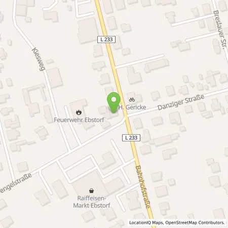 Standortübersicht der Tankstelle OIL! Tankstelle Ebstorf in 29574 Ebstorf