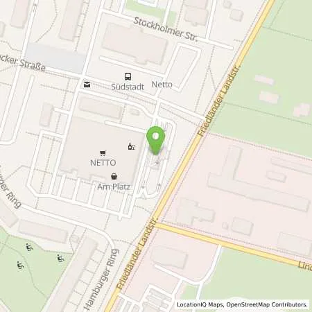 Standortübersicht der Tankstelle Anklam, Lübecker Str. 18 in 17389 Anklam