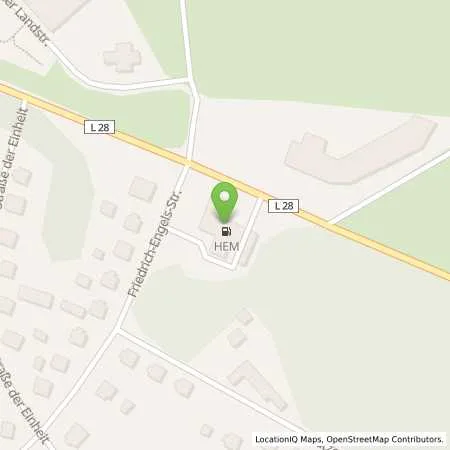 Standortübersicht der Tankstelle Eggesin, Friedrich Engels Str. 1b in 17367 Eggesin