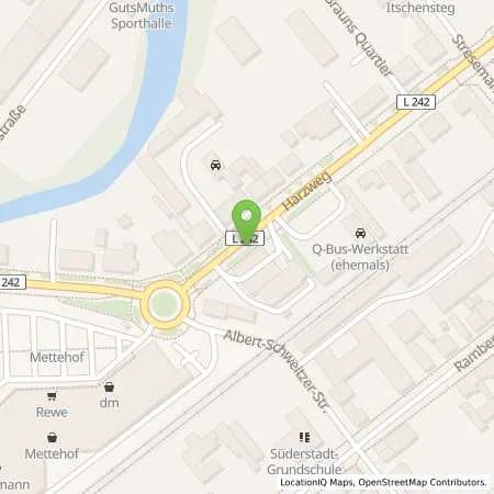 Standortübersicht der Tankstelle Aral Tankstelle in 06484 Quedlinburg