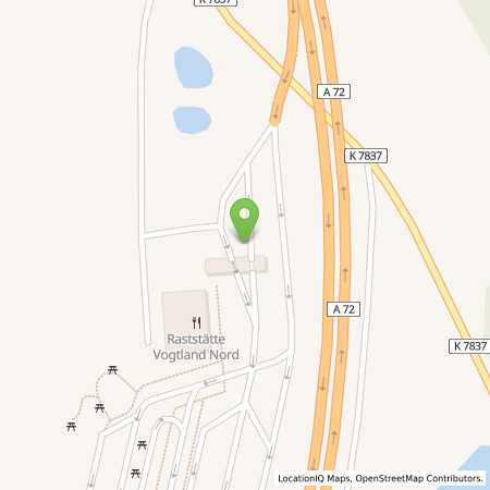 Standortübersicht der Benzin-Super-Diesel Tankstelle: Shell Plauen A72 Vogtland Nord  in 08527, Plauen