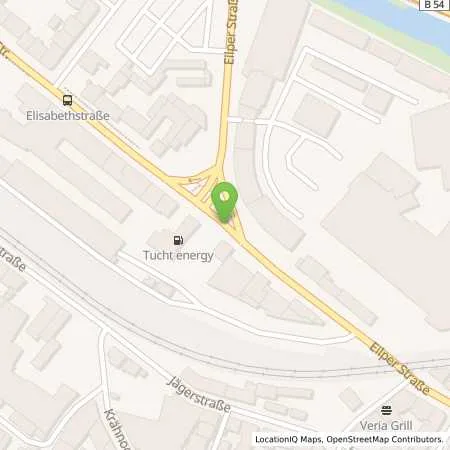 Standortübersicht der Tankstelle Tucht energy Eilper - Heizöl Tel.: 02331/13081 in 58091 Hagen