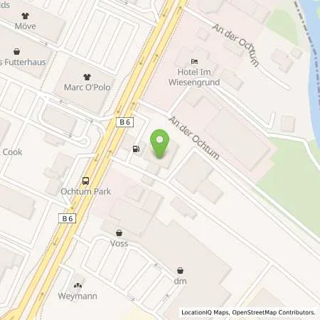 Standortübersicht der Tankstelle Stuhr, Bremer Str. 112 in 28816 Stuhr