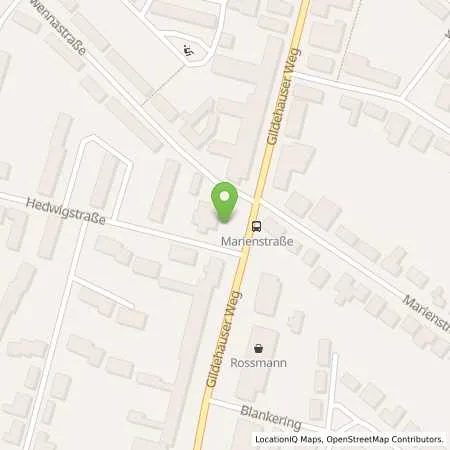 Standortübersicht der Tankstelle TS Bökers Nordhorn in 48529 Nordhorn