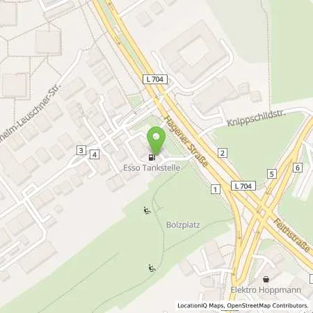 Standortübersicht der Tankstelle Esso Tankstelle in 58099 HAGEN