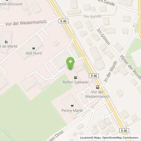 Standortübersicht der Tankstelle Reifen Salewski in 21357 Bardowick