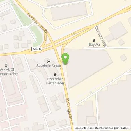 Standortübersicht der Tankstelle Tankstelle NEME in 97616 Bad Neustadt/Saale