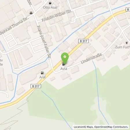 Standortübersicht der Tankstelle AVIA Todtnau in 79674 Todtnau