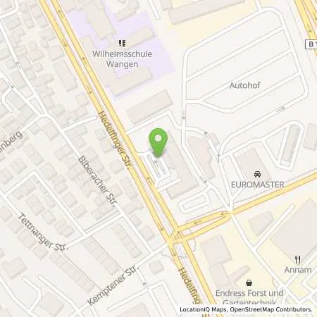 Standortübersicht der Tankstelle RAN Station in 70327 Stuttgart