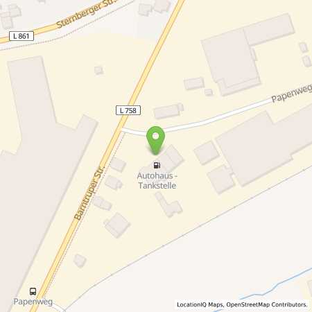 Standortübersicht der Benzin-Super-Diesel Tankstelle: Q1 Tankstelle in 32699, Extertal