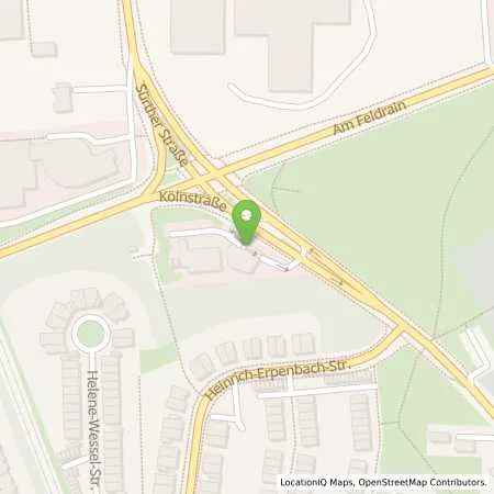 Standortübersicht der Tankstelle Aral Tankstelle in 50999 Köln