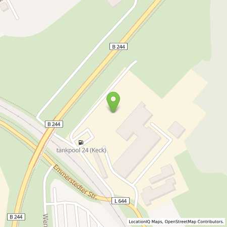 Standortübersicht der Benzin-Super-Diesel Tankstelle: team Tankautomat Helmstedt in 38350, Helmstedt