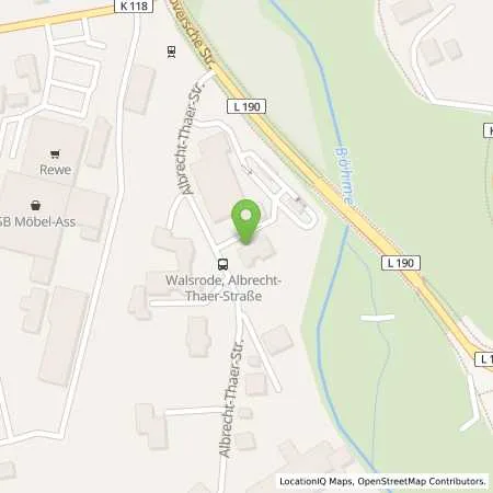 Standortübersicht der Tankstelle Raiffeisen Centralheide eG in 29664 Walsrode