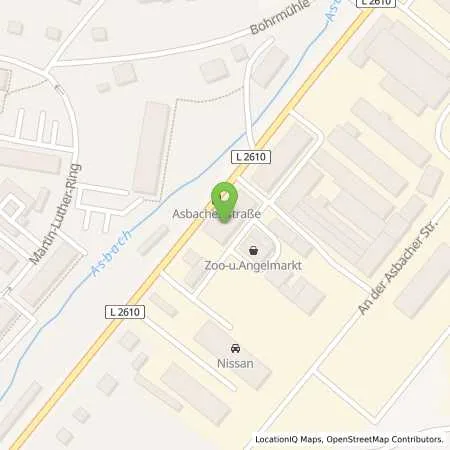 Standortübersicht der Tankstelle Aral Tankstelle in 98574 Schmalkalden