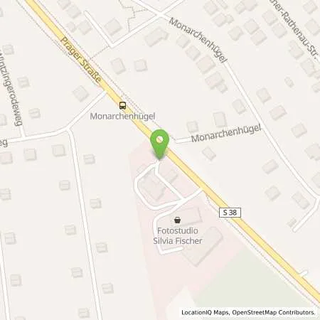 Standortübersicht der Tankstelle TotalEnergies Leipzig in 04288 Leipzig