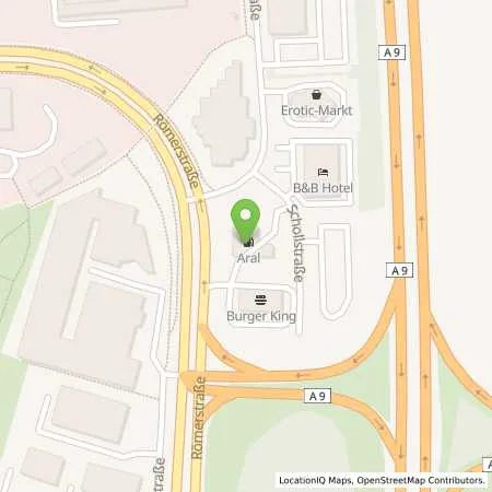 Standortübersicht der Tankstelle Aral Tankstelle in 85055 Ingolstadt
