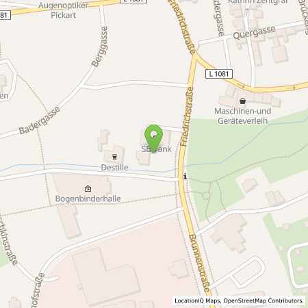 Standortübersicht der Benzin-Super-Diesel Tankstelle: Sb Ronneburg Friedrichstr. 7 in 07580, Ronneburg