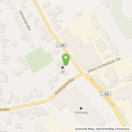 Standortübersicht der Tankstelle SB Buende Herforderstr. 174 in 32257 Buende