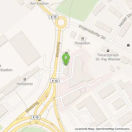 Standortübersicht der Tankstelle Shell Kiel Westring 500 in 24106 Kiel