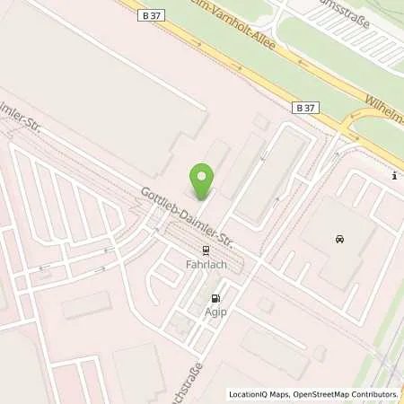 Standortübersicht der Tankstelle ENI in 68165 Mannheim