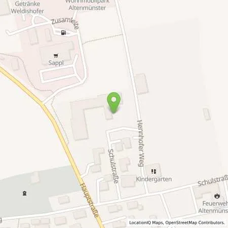 Standortübersicht der Tankstelle Sappl Handel und Service GmbH in 86450 Altenmünster