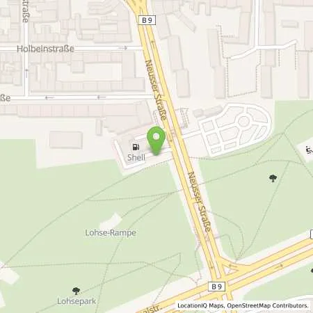 Standortübersicht der Tankstelle Shell Koeln Neusser Str. 153 in 50733 Koeln