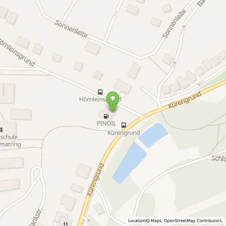 Standortübersicht der Tankstelle Pinoil in 96450 Coburg