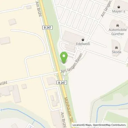 Standortübersicht der Tankstelle AVEX Ammern in 99974 Ammern