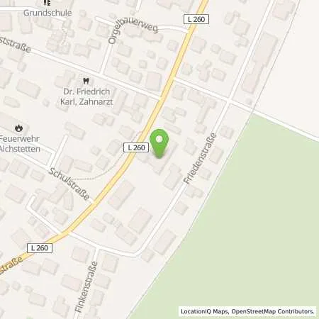 Standortübersicht der Tankstelle AICHSTETTEN - HOCHSTRASSE 60 in 88317 Aichstetten