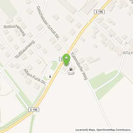 Standortübersicht der Tankstelle Gulf Halsbrücke in 09633 Halsbrücke
