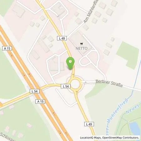 Standortübersicht der Tankstelle Aral Tankstelle in 03226 Vetschau