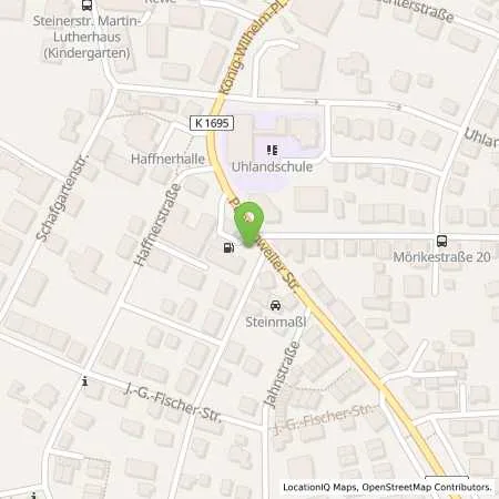 Standortübersicht der Tankstelle Shell Marbach Koenig-Wilhelm-Platz 11 in 71672 Marbach