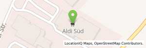 Position der Tankstelle ALDI SÜD