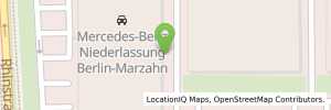 Position der Tankstelle Mercedes- Benz AG - Niederlassung Berlin