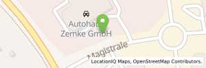 Position der Tankstelle Zemke Autohaus Bernau GmbH