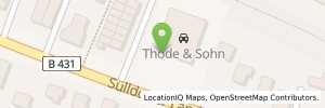 Position der Tankstelle Thode & Sohn GmbH