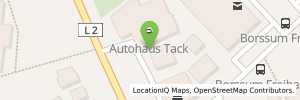 Position der Tankstelle Autohaus Tack