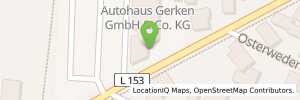 Position der Tankstelle Autohaus Gerken GmbH & Co. KG