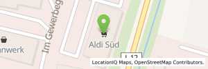 Position der Tankstelle ALDI SÜD