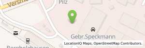 Position der Tankstelle Gebr. Speckmann GmbH & Co. KG