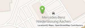 Position der Tankstelle Mercedes-Benz AG