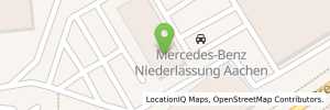 Position der Tankstelle Mercedes-Benz AG