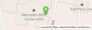 Position der Tankstelle Mercedes-Benz AG